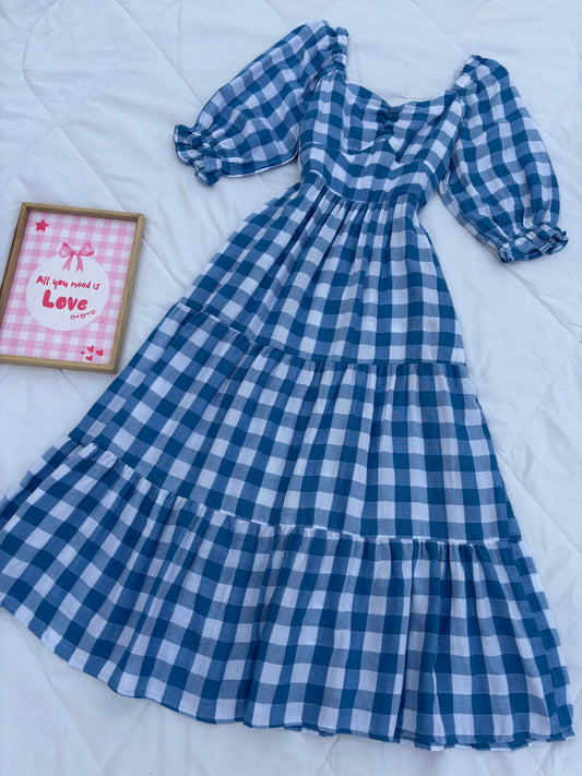 Blue Gingham Dress